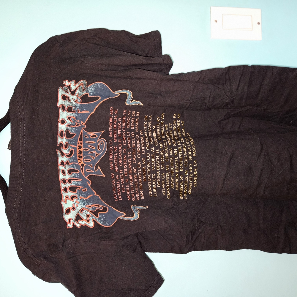 Womens Black Graphic T-Shirt - Picture 3 of 3